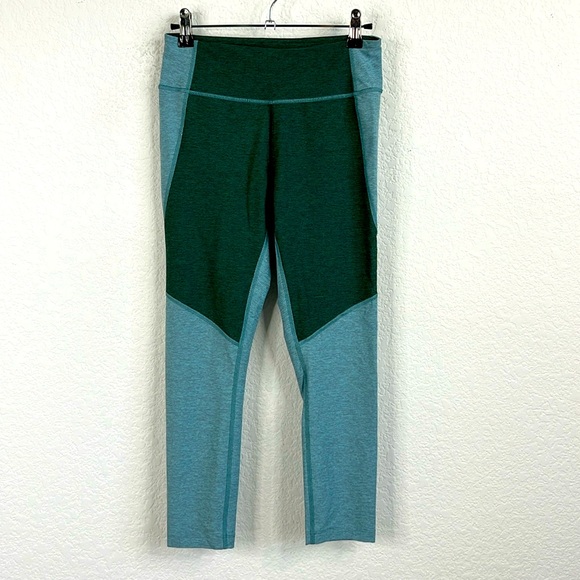 Outdoor Voices Pants - Madewell x Outdoor Voices 3/4 Warmup Leggings Emerald Slate